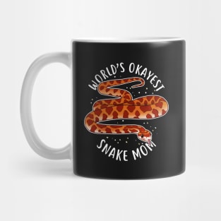 World's Okayest Snake Mom Mug